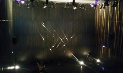 Eli Keszler's installation