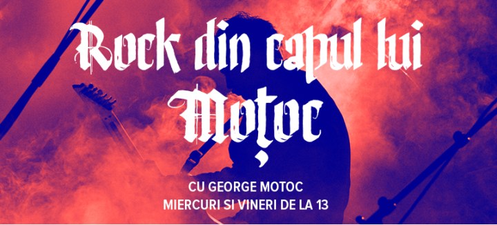 Rock din capul lui Motoc se difuzeaza saptamanal pe www.RadioTrib.ro